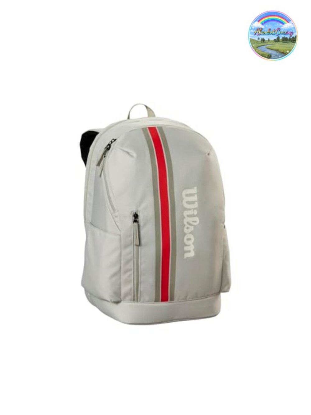 Tennis Racket Backpack Holds 2 Rackets Polyester Adjustable Straps